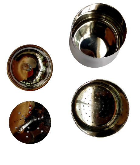 NeuOrigin Steel Filter Coffee Maker/South Indian Filter Coffee  Maker/Traditional Coffee Maker/ 2-4 Cups of Coffee/Mysore Coffee Filter