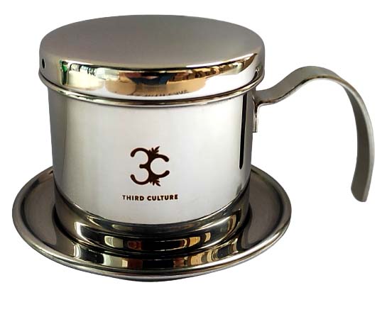 Choice 4 oz. Stainless Steel Vietnamese Coffee Press / Phin Filter